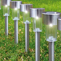 Solar LED Garden Pathway Stake Lights – Set of 12, Weatherproof