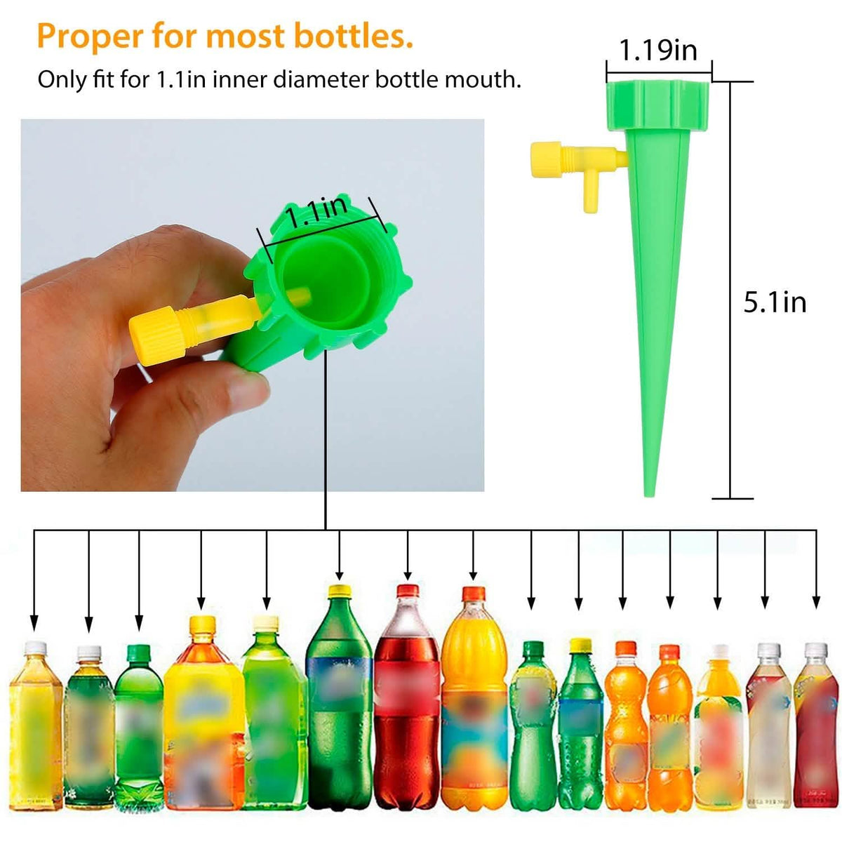Plant Watering Spikes Self-Watering Devices – Set of 24