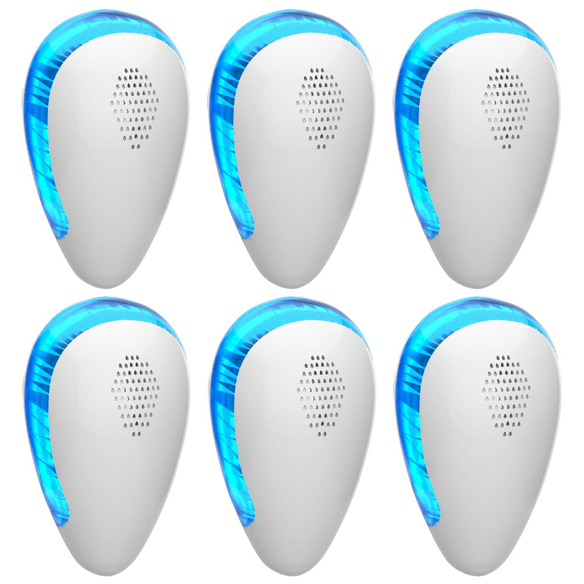 LJG Ultrasonic Pest Repeller – 6 Pack Indoor Plug-In