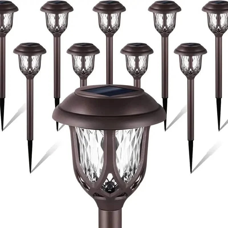 Solar Pathway Stake Lights – 6-Pack, Touch-Controlled & Waterproof