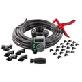 Drip Irrigation Kit for Raised Garden Beds – Digital Hose Timer Included