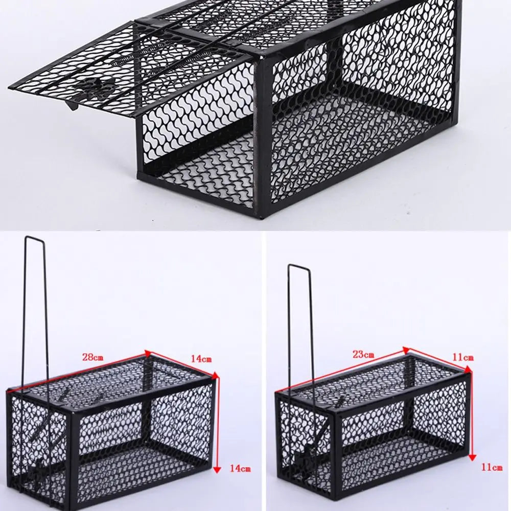Metal Live-Capture Mouse Cage Trap