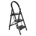 Lightweight Folding 3-Step Stool Ladder – 330 lb Capacity