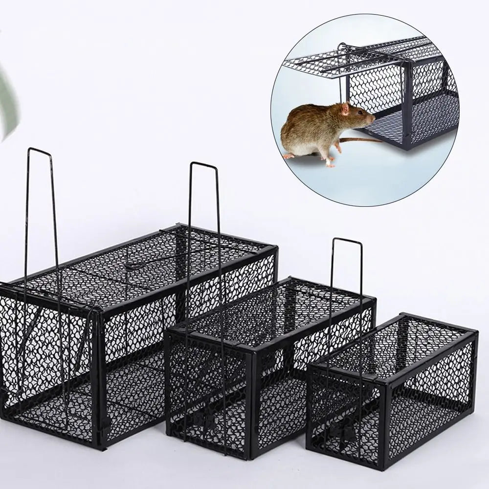 Metal Live-Capture Mouse Cage Trap