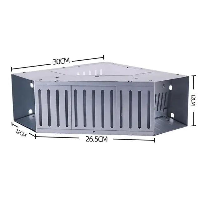 Double-Door Metal Mouse Trap with Bait Area