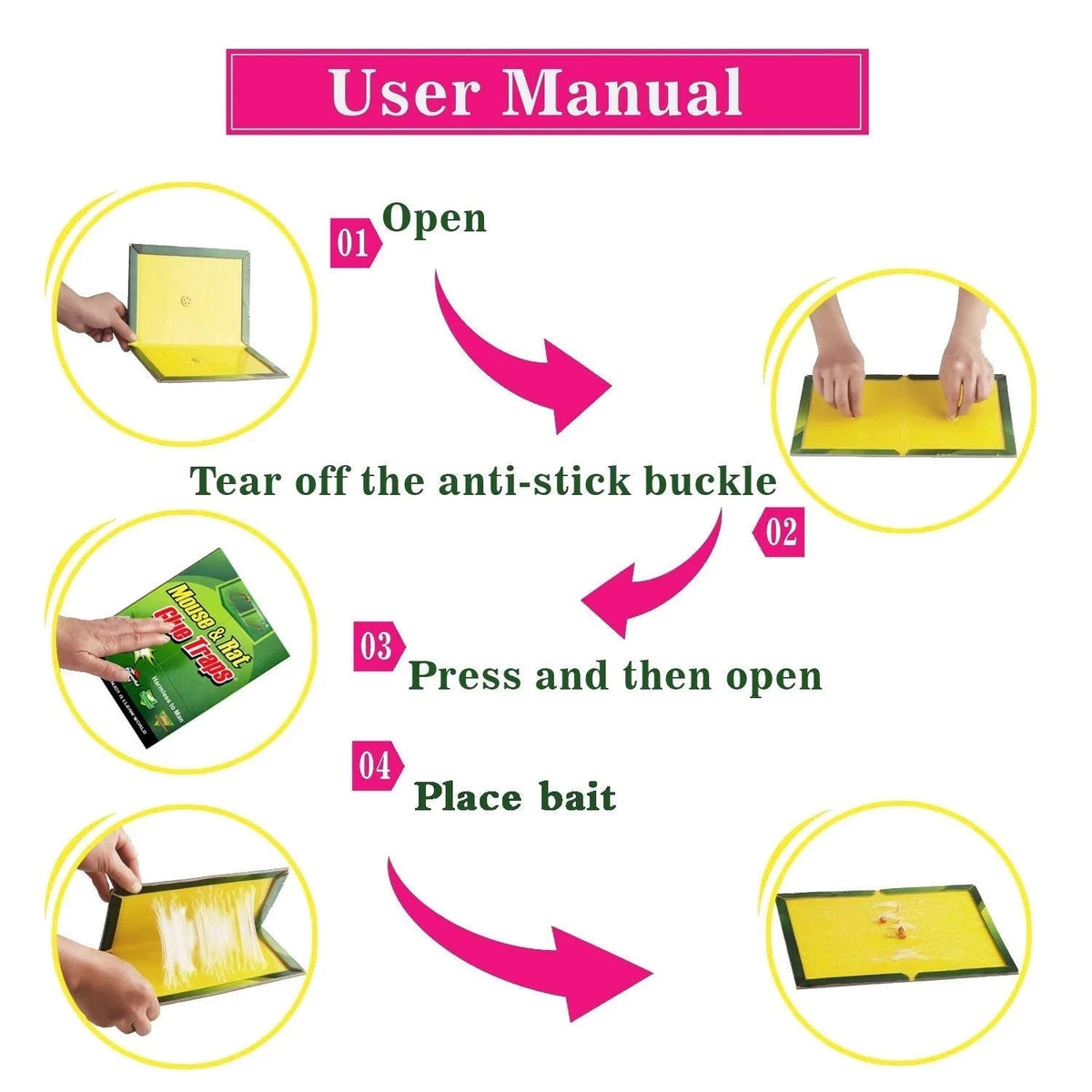 Sticky Mouse Glue Boards (3–15 Pack)