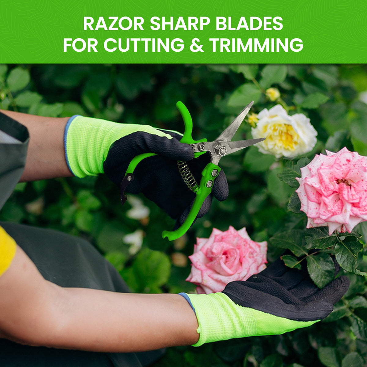 Ergonomic Garden Snips & Clippers – Lightweight Pruning Shears