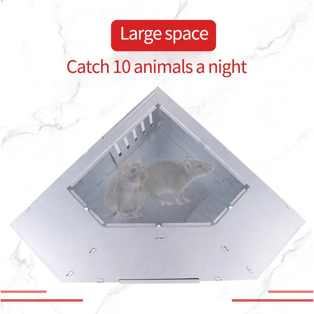Double-Door Metal Mouse Trap with Bait Area