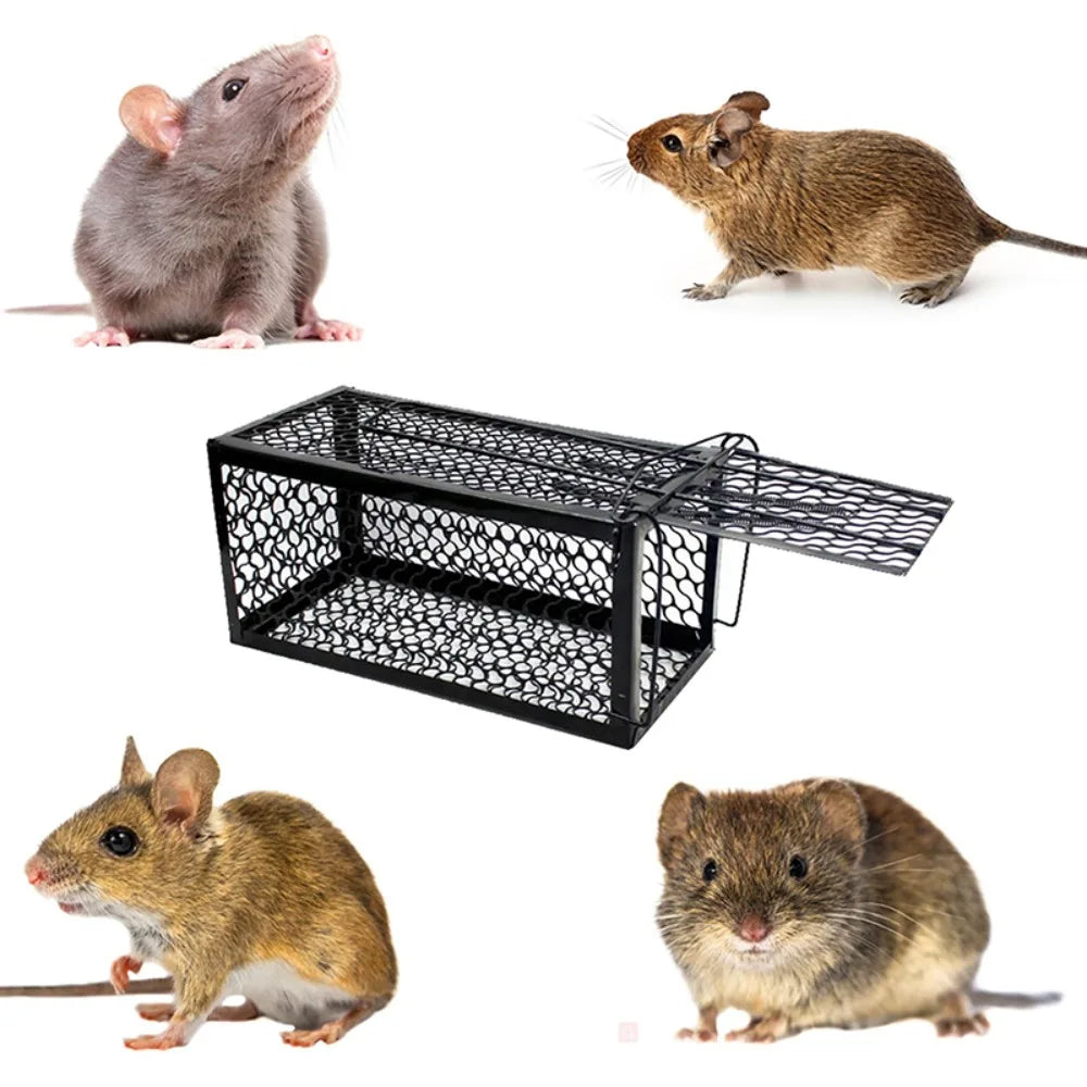 Metal Live-Capture Mouse Cage Trap