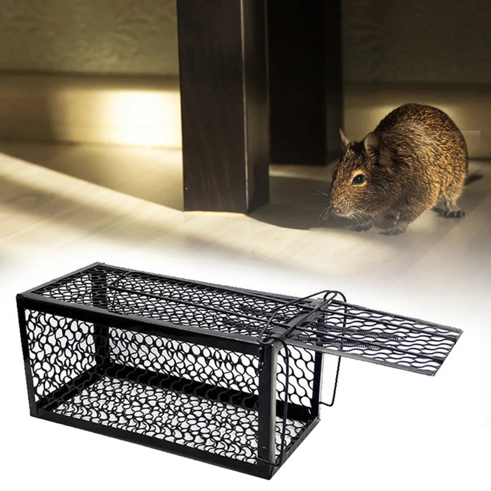 Metal Live-Capture Mouse Cage Trap