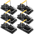 Compact Reusable Mouse Snap Traps, 6 Pack