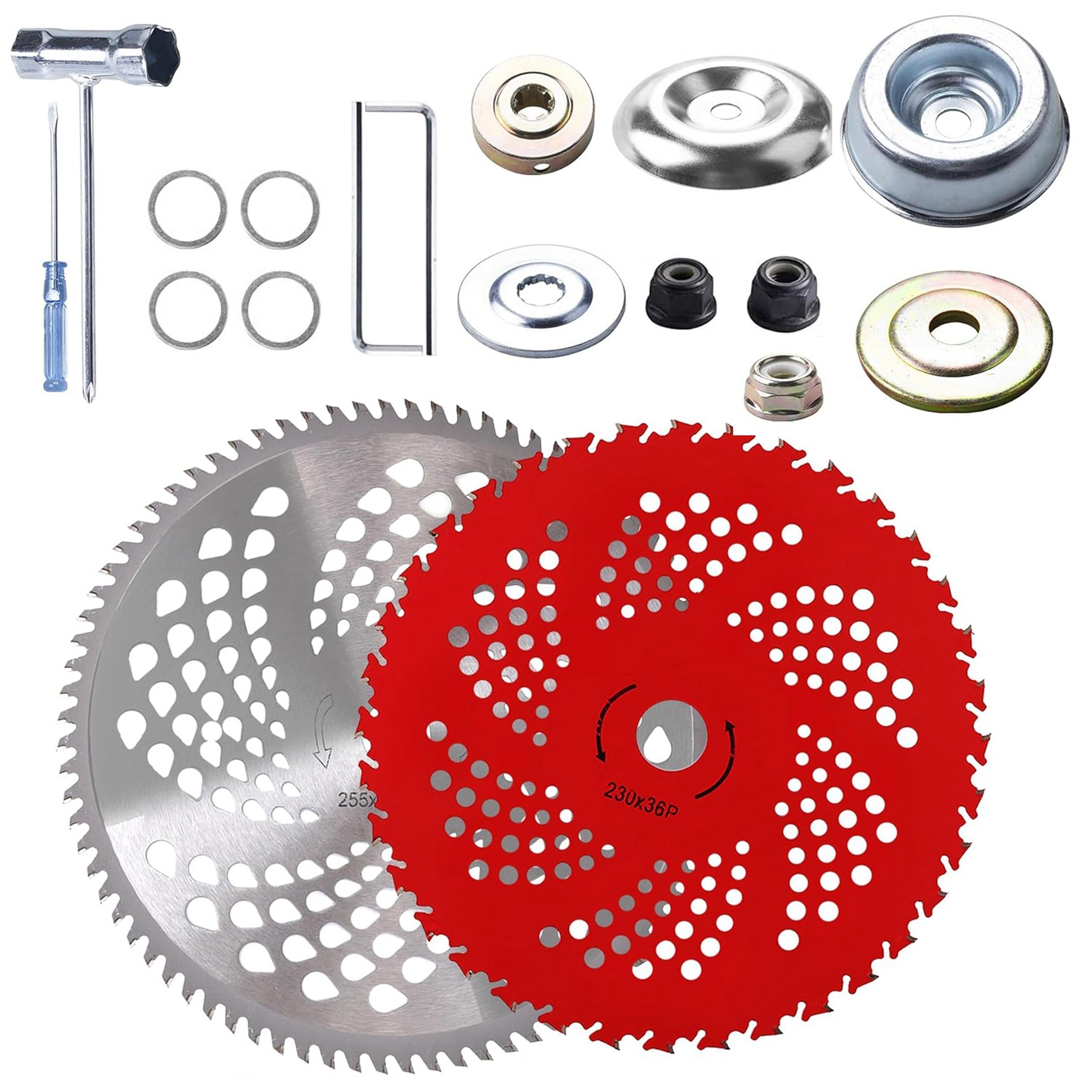 10" & 9" Carbide Tip Brush Cutter Blade Kit – Universal Fit