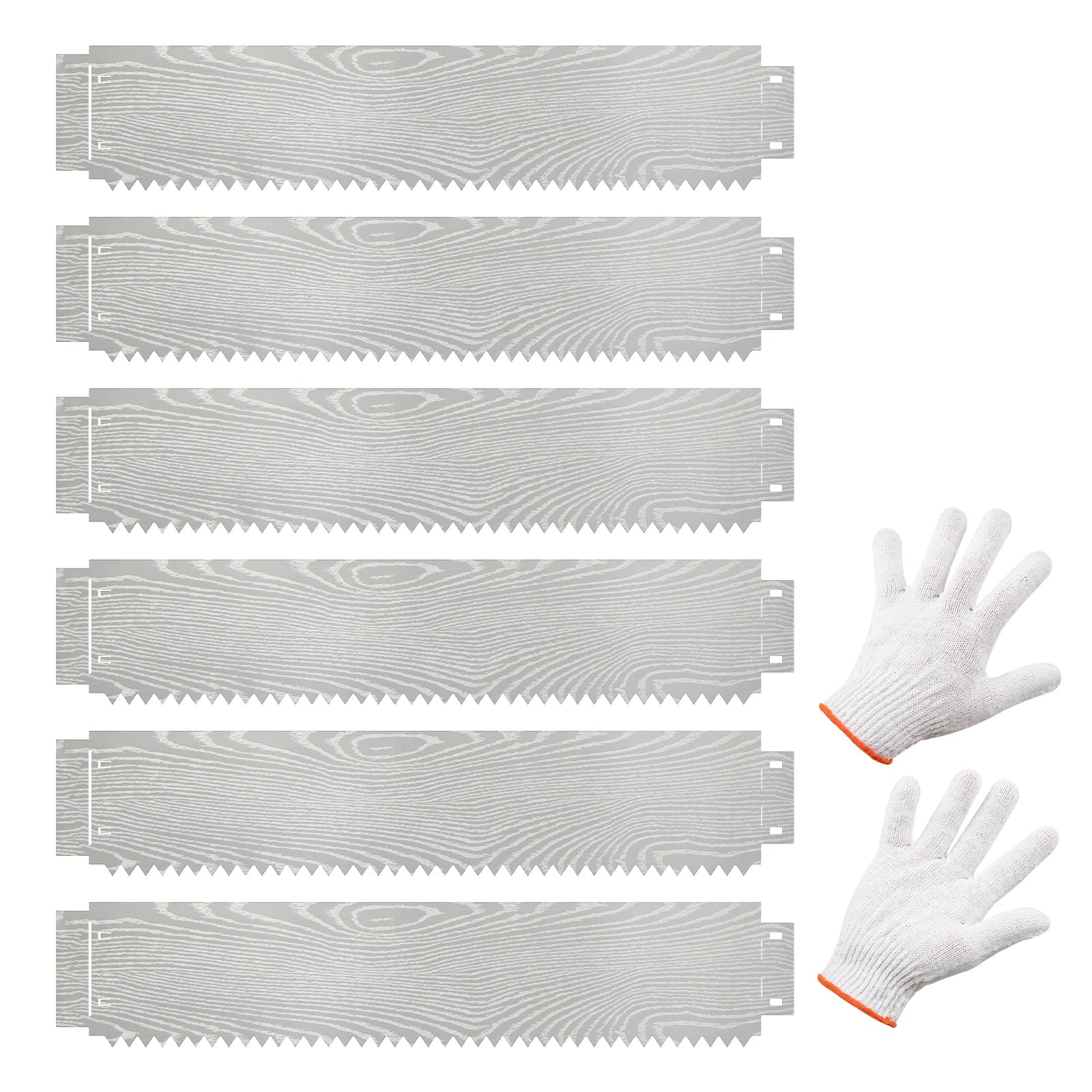 6-Pack 20 FT Galvanized Metal Landscape Edging for Lawn
