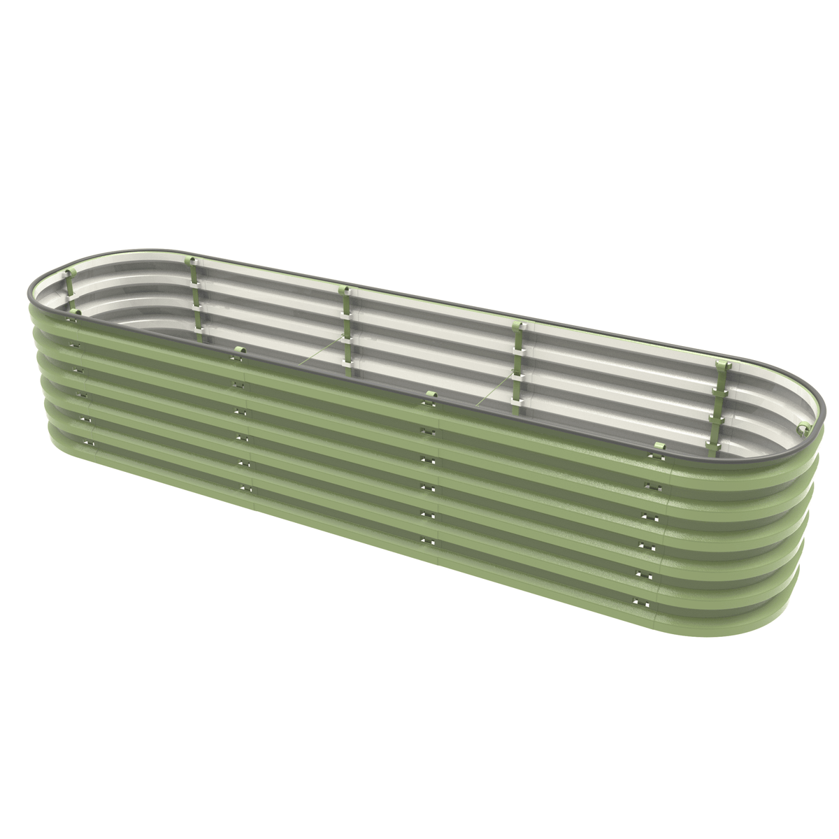 Gro-Rite Metal Raised Garden Bed Kit – No Tools, No Bolts, Ready in 10 Minutes