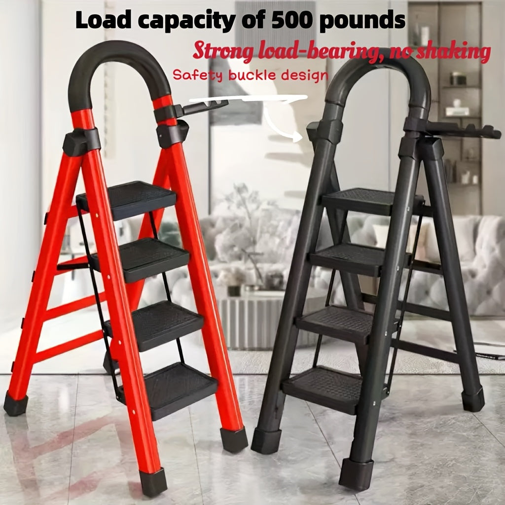 Heavy-Duty Folding Step Ladder – 3/4/5 Step, 500 lb Capacity
