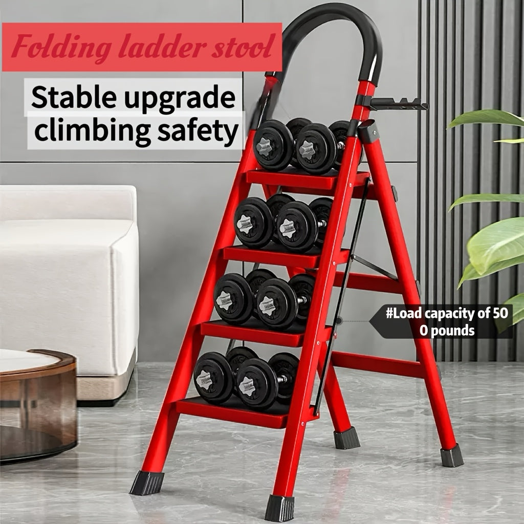 Heavy-Duty Folding Step Ladder – 3/4/5 Step, 500 lb Capacity