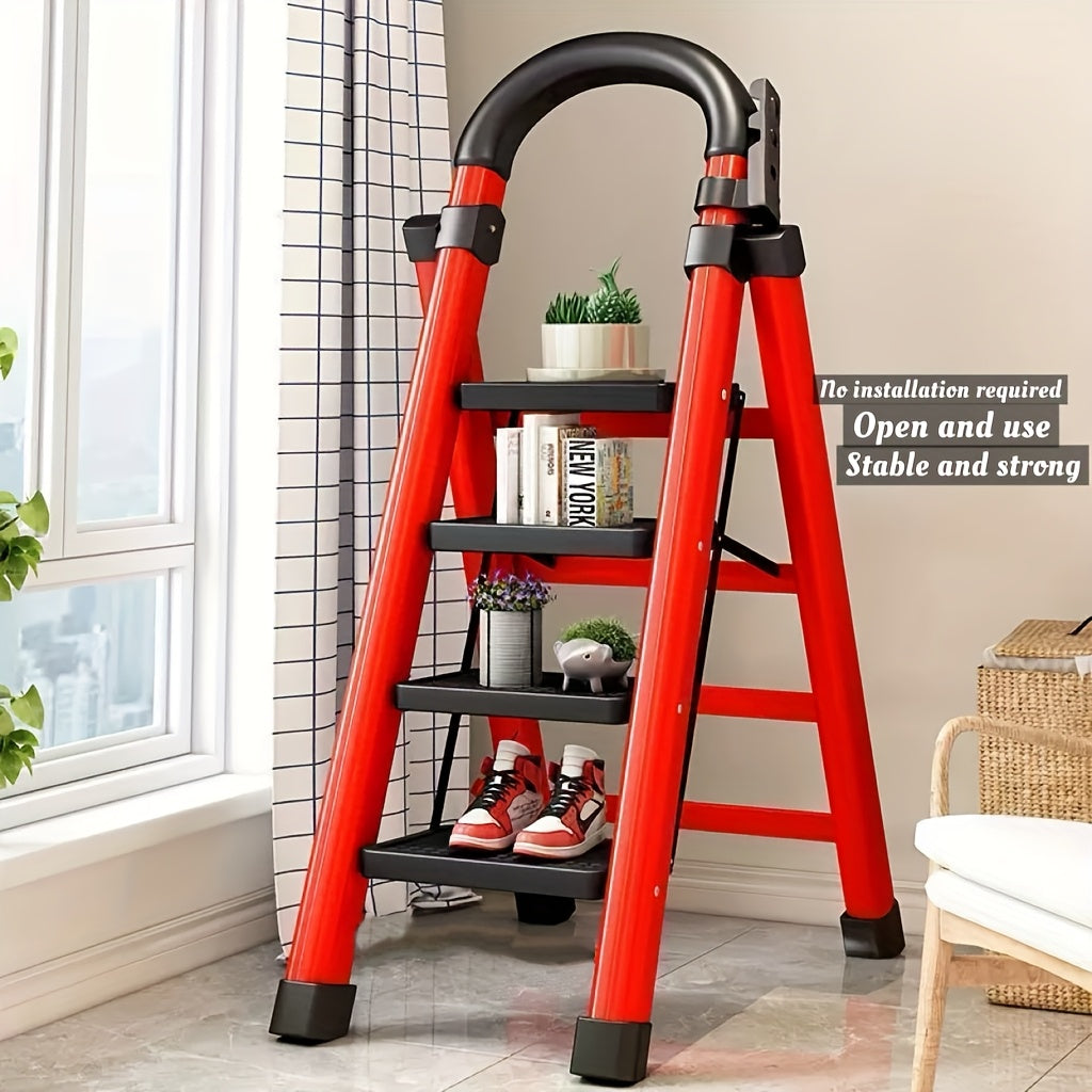 Heavy-Duty Folding Step Ladder – 3/4/5 Step, 500 lb Capacity