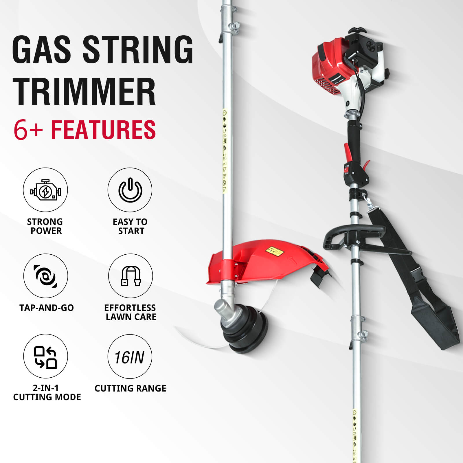 22-Inch Gas Self-Propelled Lawn Mower & String Trimmer Combo