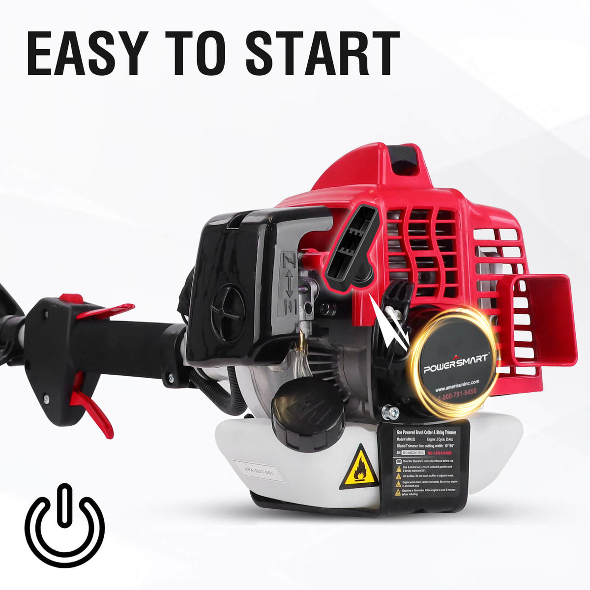22-Inch Gas Self-Propelled Lawn Mower & String Trimmer Combo