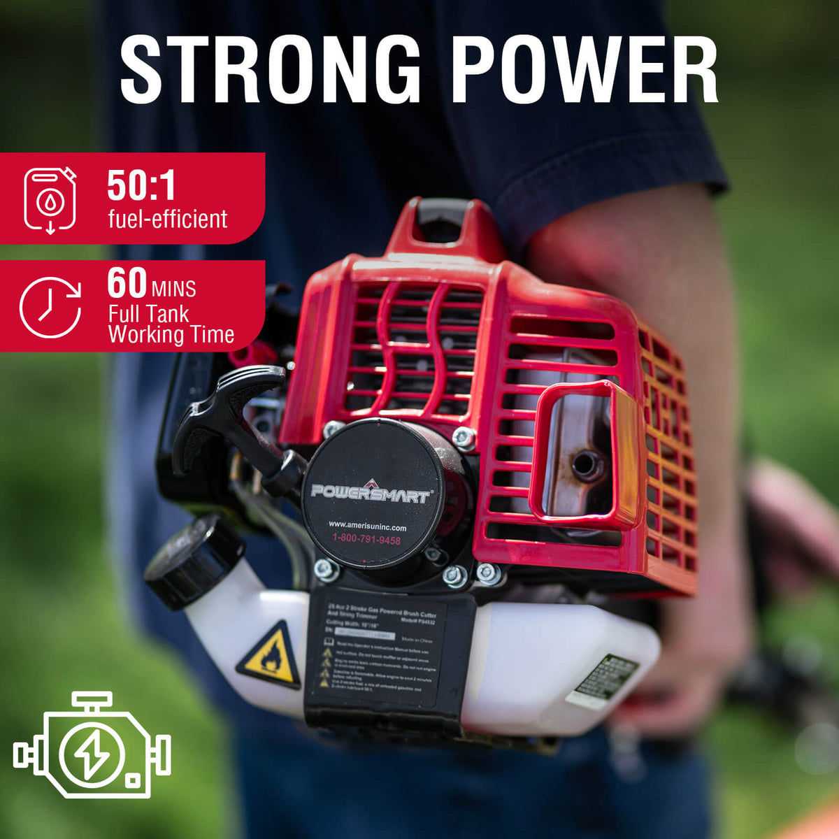 22-Inch Gas Self-Propelled Lawn Mower & String Trimmer Combo