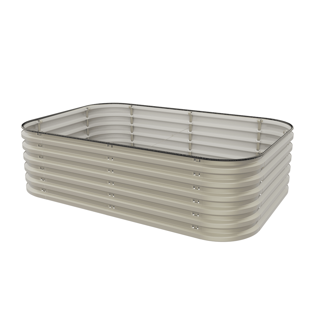 Gro-Rite Metal Raised Garden Bed Kit – No Tools, No Bolts, Ready in 10 Minutes