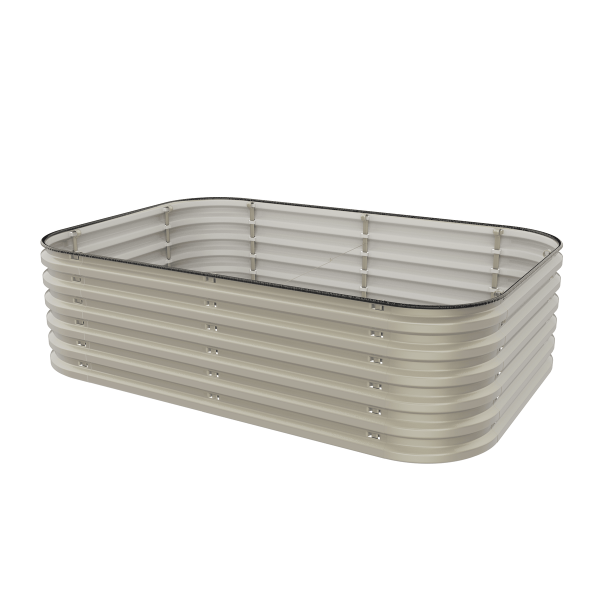 Gro-Rite Metal Raised Garden Bed Kit – No Tools, No Bolts, Ready in 10 Minutes