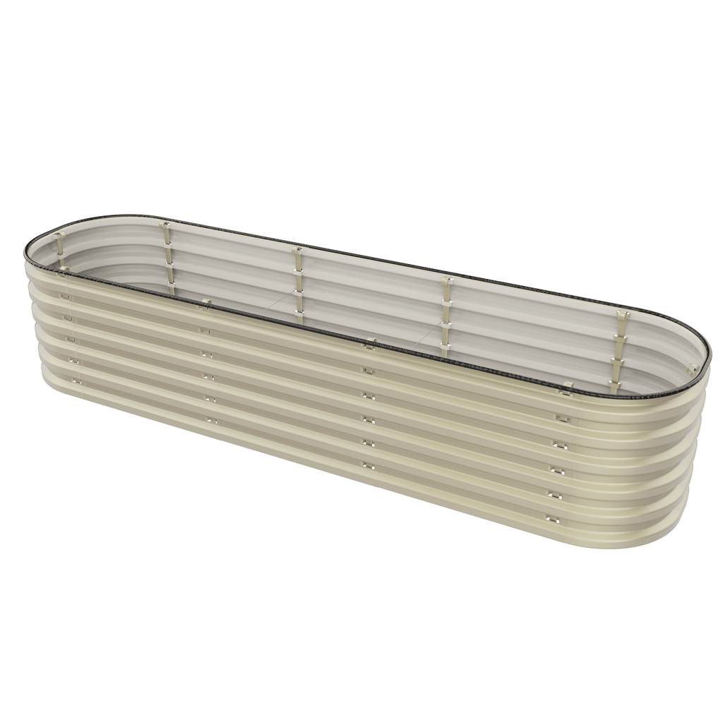 Gro-Rite Metal Raised Garden Bed Kit – No Tools, No Bolts, Ready in 10 Minutes