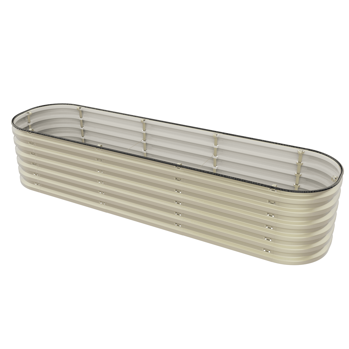 Gro-Rite Metal Raised Garden Bed Kit – No Tools, No Bolts, Ready in 10 Minutes