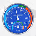 Round Thermometer Mechanical Sensor | Indoor Outdoor Temperature and Humidity Monitor