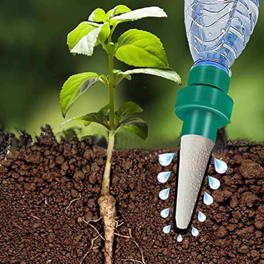 Self-Watering Plant Spikes – Automatic Irrigation for Pots & Planters (4-Pack)