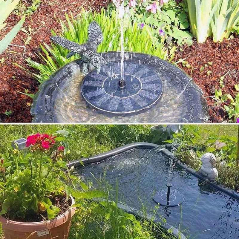 Solar Fountain Pump for Ponds, Pools & Gardens – No Wiring, Eco-Friendly
