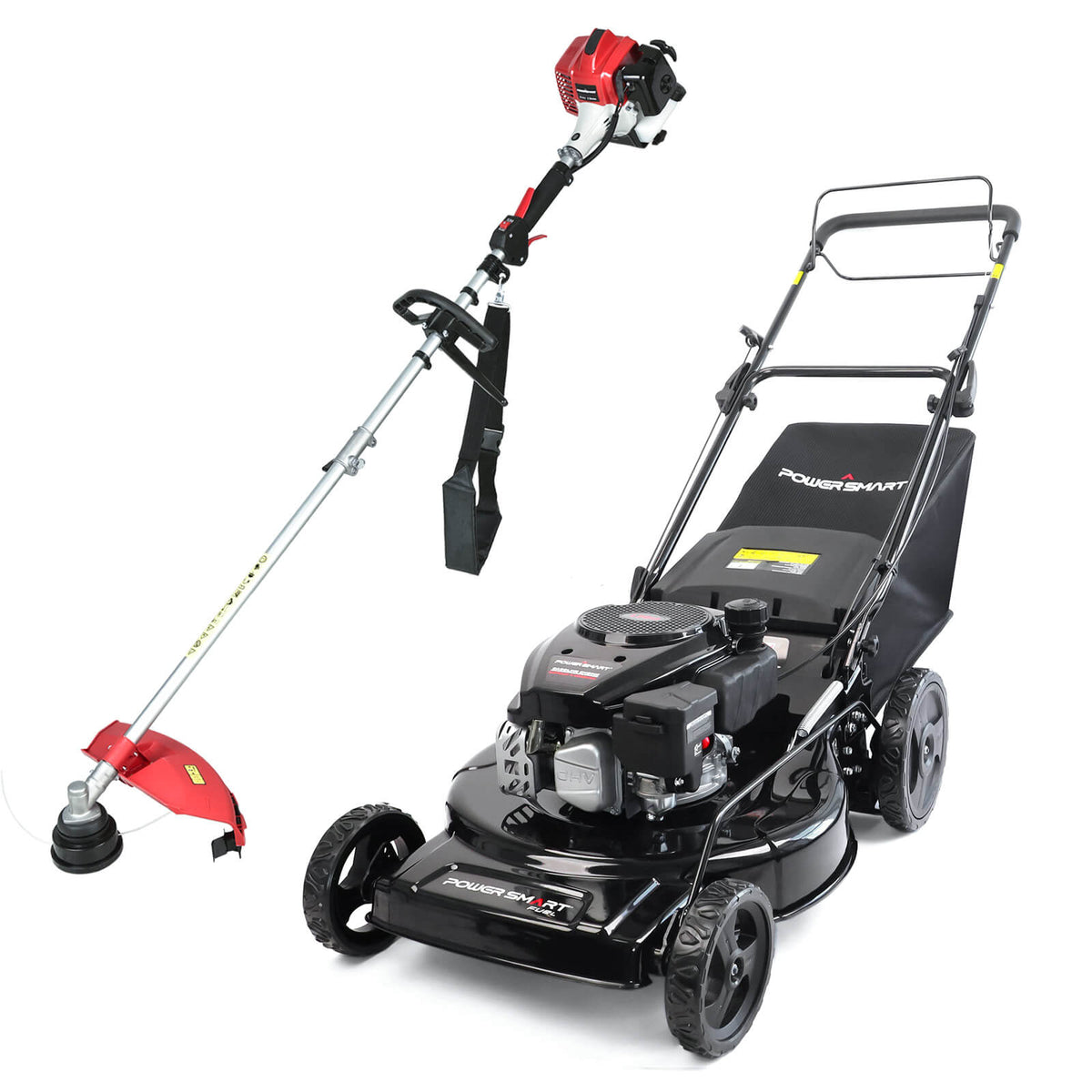 22-Inch Gas Self-Propelled Lawn Mower & String Trimmer Combo