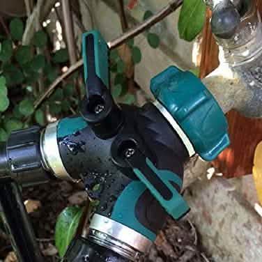 Heavy-Duty All-Metal Garden Hose Splitter – Leak-Proof, Multi-Hose Connector