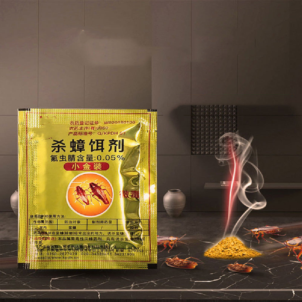 Cockroach Killer Powder – Fast-Acting Roach Bait Powder (50 PCS)