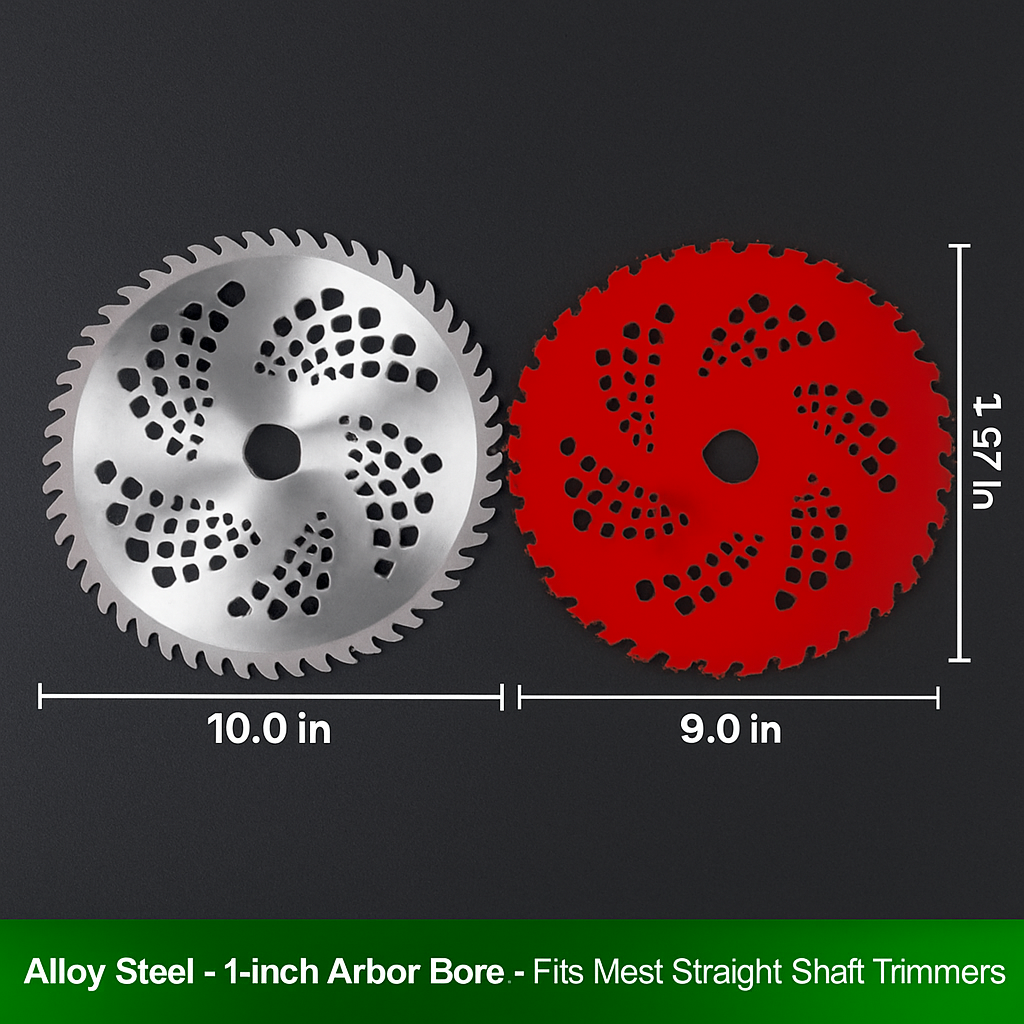 Carbide Tip Brush Cutter Blades with Universal Adapter
