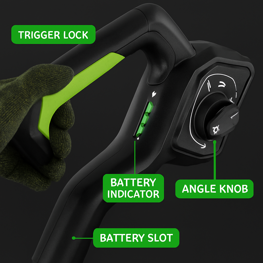 Cordless Electric Weed Edger & String Trimmer