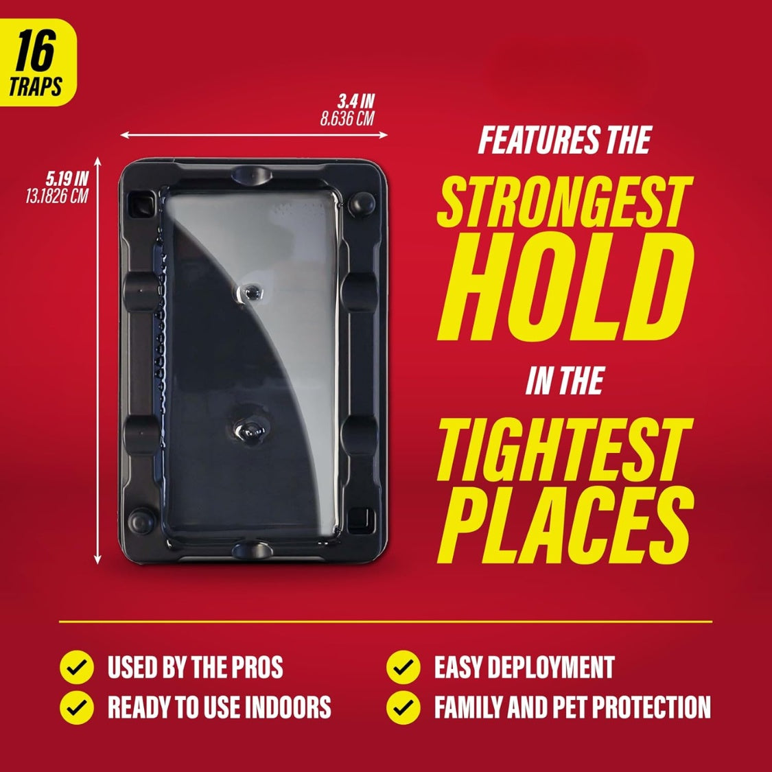 Heavy Duty Mouse & Insect Glue Traps – Pesticide Free Sticky Boards for Home