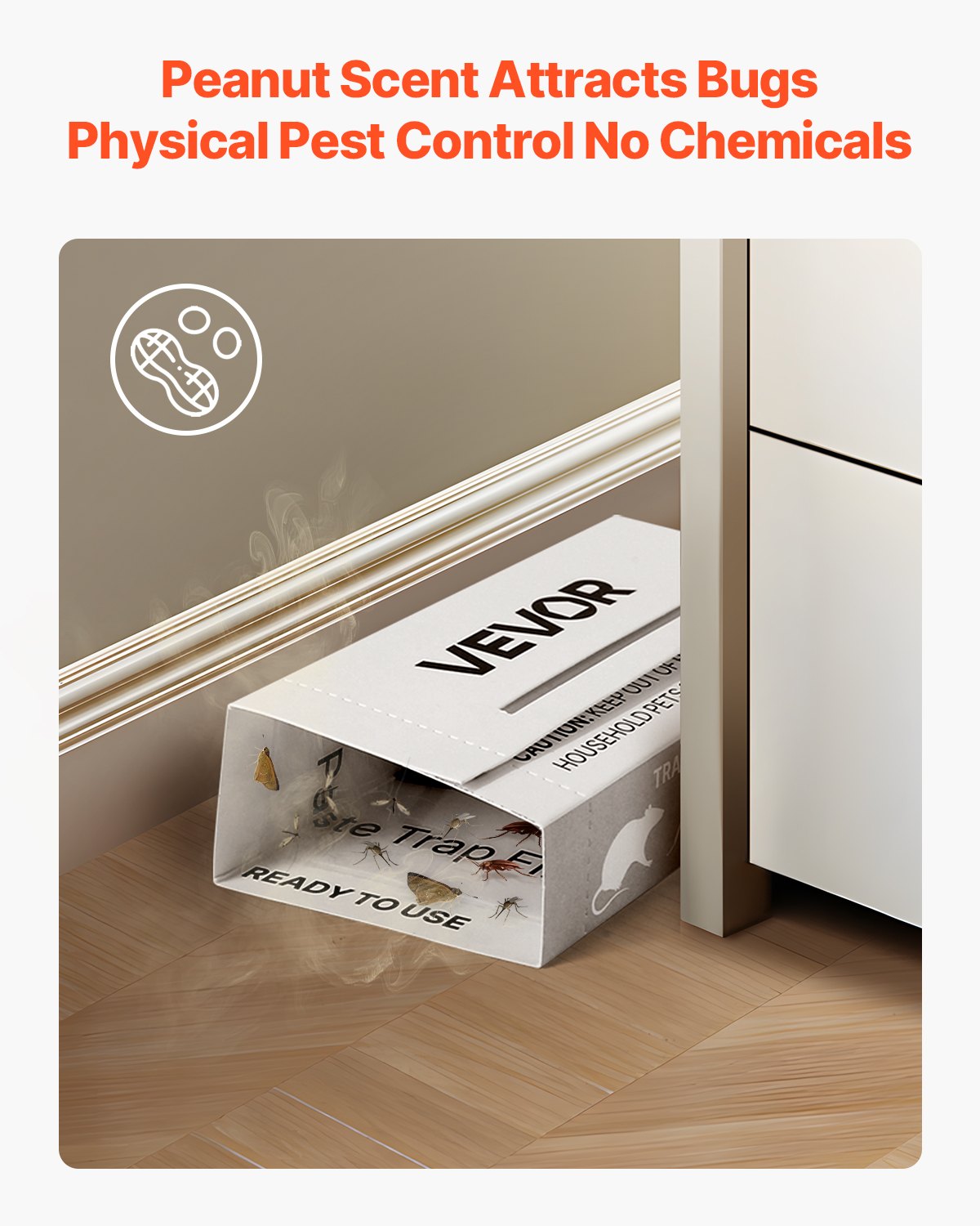 36 Pack Glue Traps – Sticky Pest Control Boards for Bugs, Ants, Roaches, Spiders & Mouse